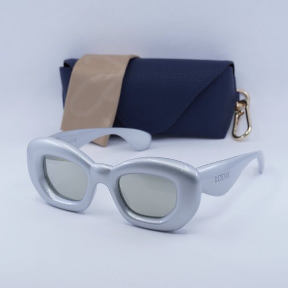 Final Price! Loewe LW40117I 20C Metallized/Silver Sunglasses main image 7
